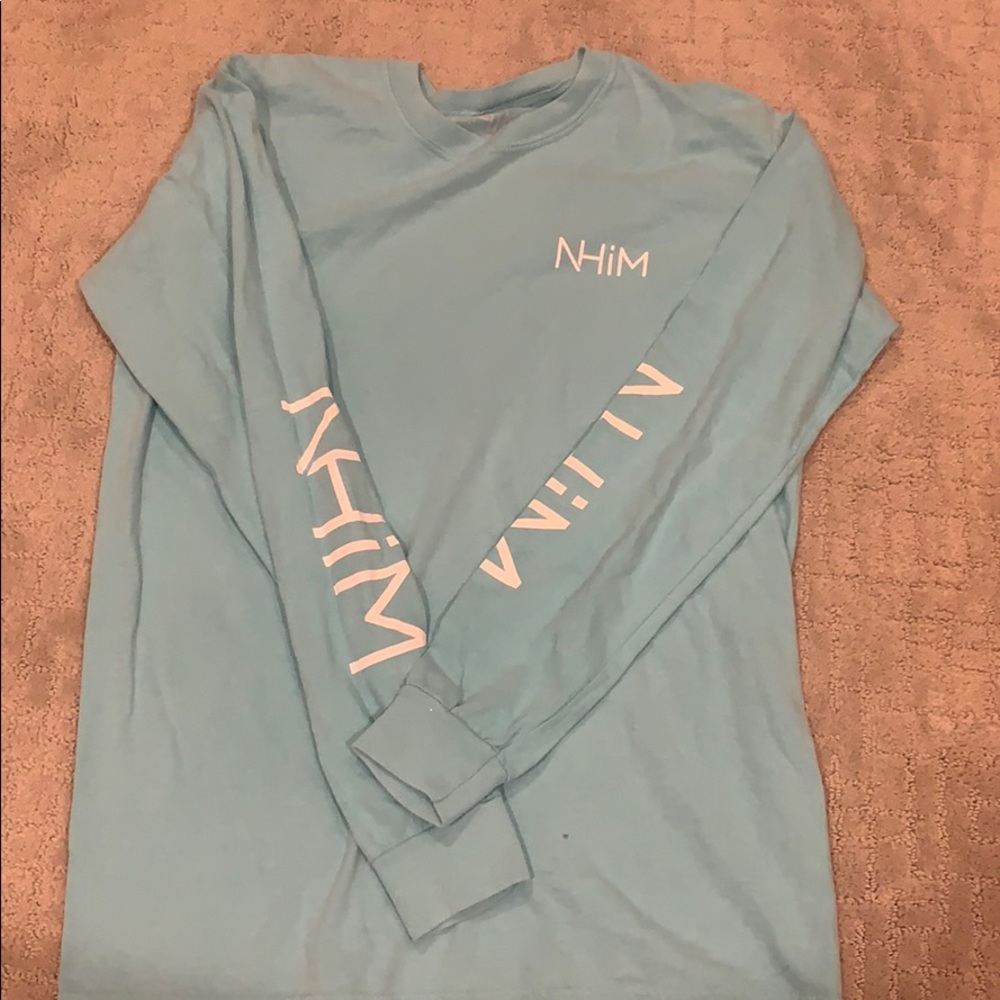 NHIM real long sleeve logo shirt